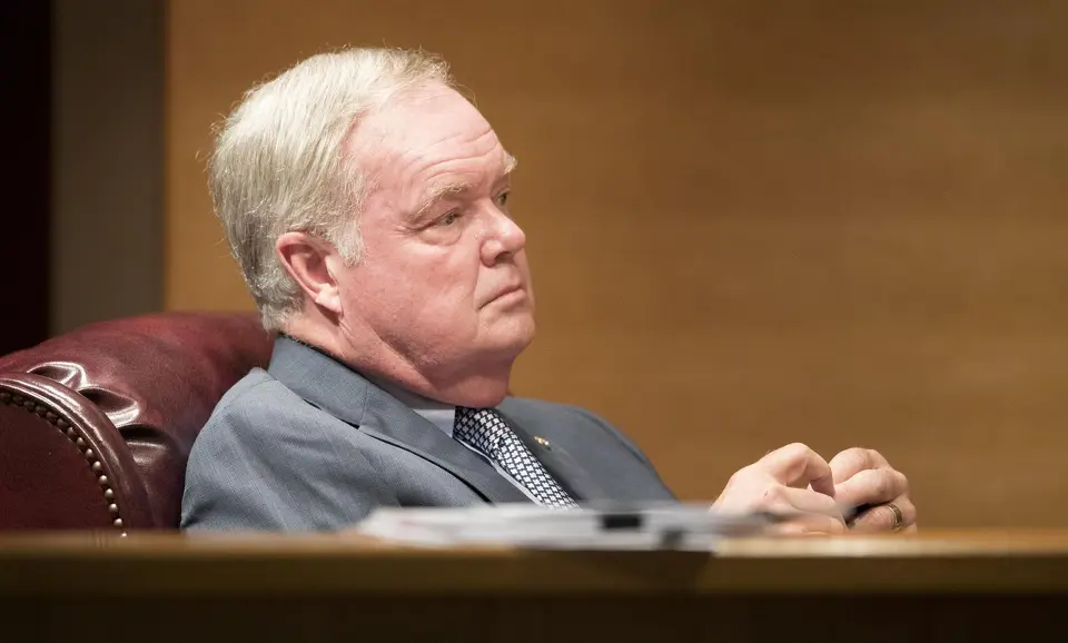 Texas Railroad Commissioner Wayne Christian led the agency's effort to cut out public comment at meetings. Texans will now be heard only “at the discretion of the commissioners,” he said.
JAY JANNER/AMERICAN-STATESMAN