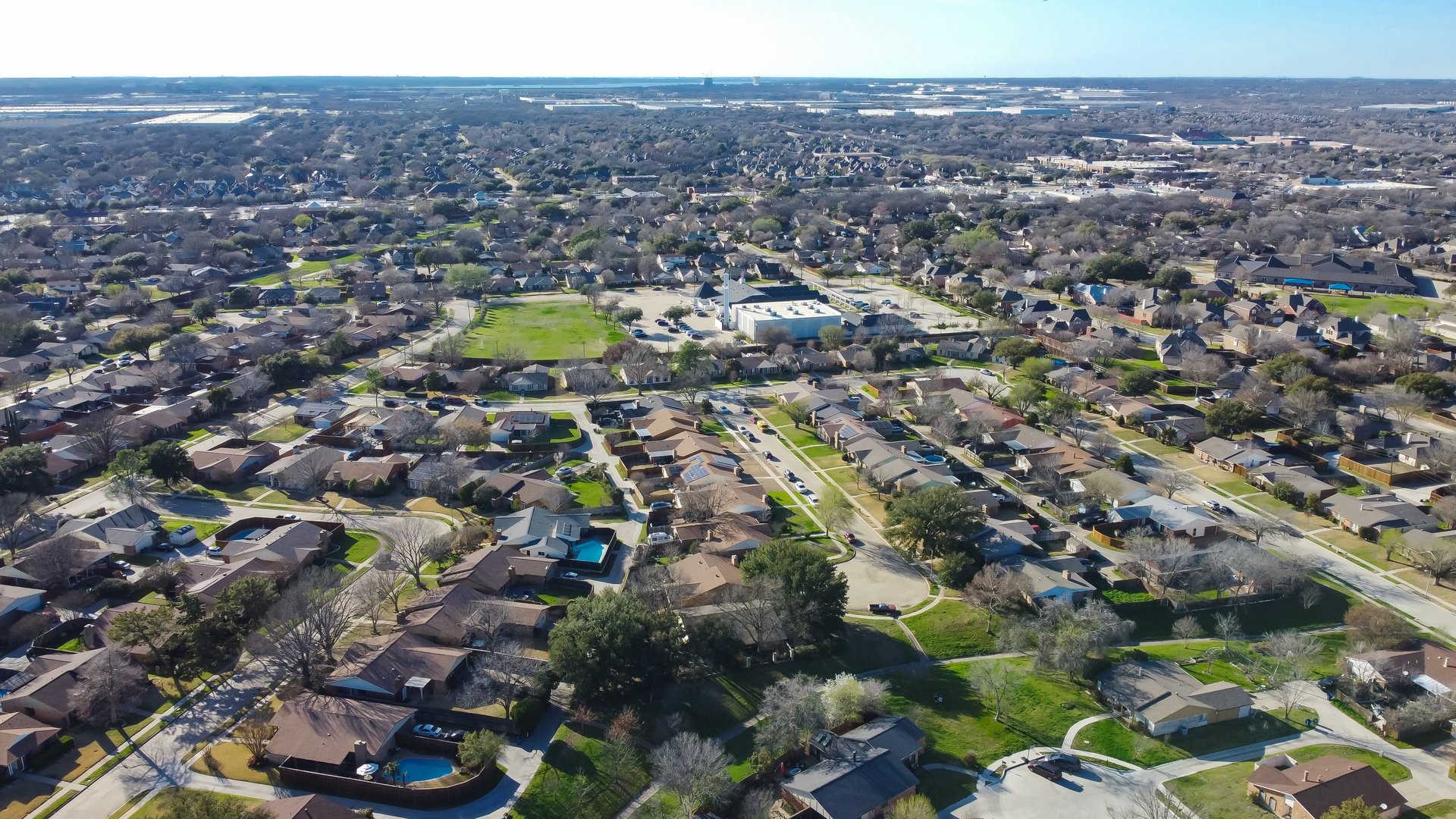 Dallas-Fort Worth-area suburban housing (Shutterstock)
